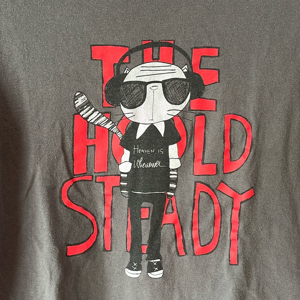 The Hold Steady Heaven is Whenever cat tee